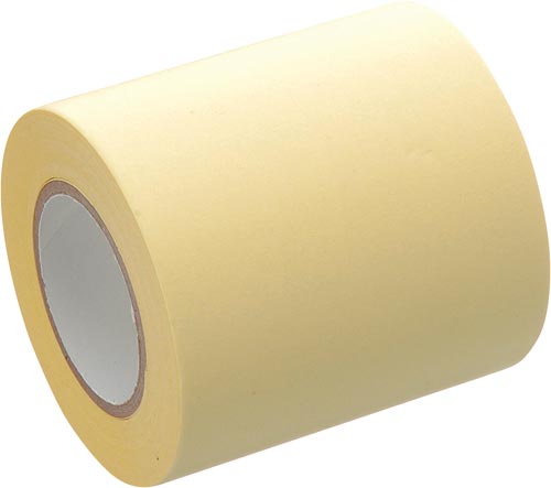 メモックロールテープ詰替用　再生紙　５０ｍｍ幅　黄画像