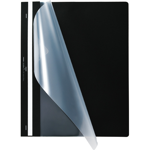 ﾌﾟﾚｾﾞﾝﾃｰｼｮﾝﾌｧｲﾙ ｽﾀﾝﾀﾞｰﾄﾞ A4ﾀﾃ 50枚収容 ﾌﾞﾗｯｸ 1ﾊﾟｯｸ(5冊)画像