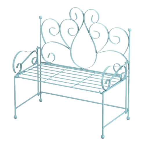 フラワースタンド 心春 ベンチプランタースタンド 460 ブルー画像