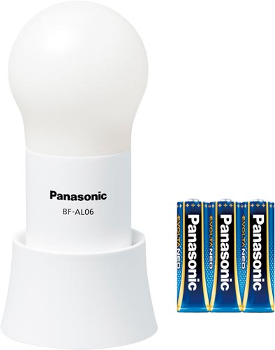 乾電池エボルタＮＥＯ付き　ＬＥＤ調光球ランタン