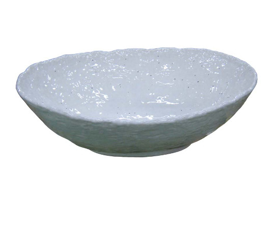 モダンホワイト 楕円鉢 大（270×200）画像