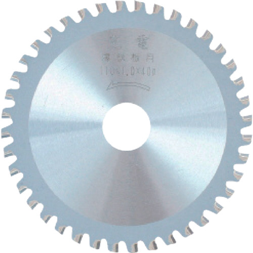 充電ﾏﾙﾉｺ用薄鉄板ﾁｯﾌﾟｿｰ 135×1.0×50P 1枚画像