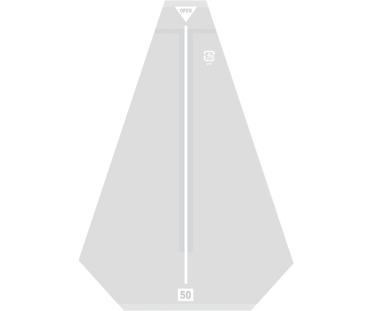 サンドイッチ袋 50 イージーカットタイプ ライン 白 100枚入画像