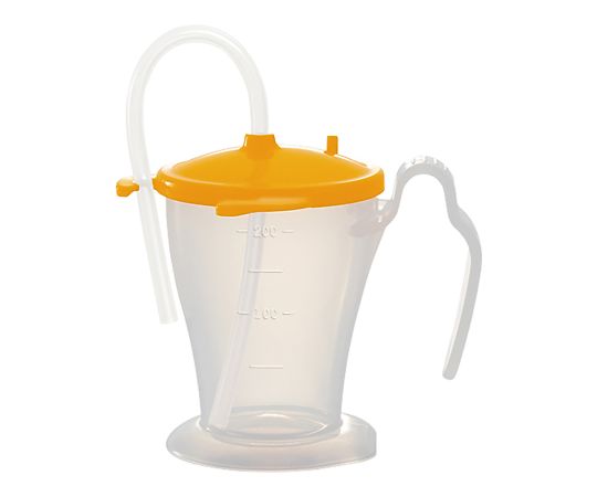 ストローカップ　オレンジ画像