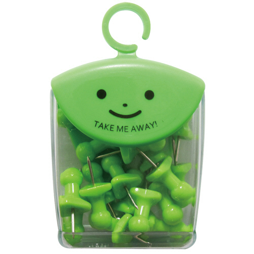 ﾂﾚﾃｯﾃ ｲﾝﾃﾘｱﾋﾟﾝ ﾊﾟｽﾃﾙｸﾞﾘｰﾝ 1ｾｯﾄ(100本:20本×5ｹｰｽ)画像