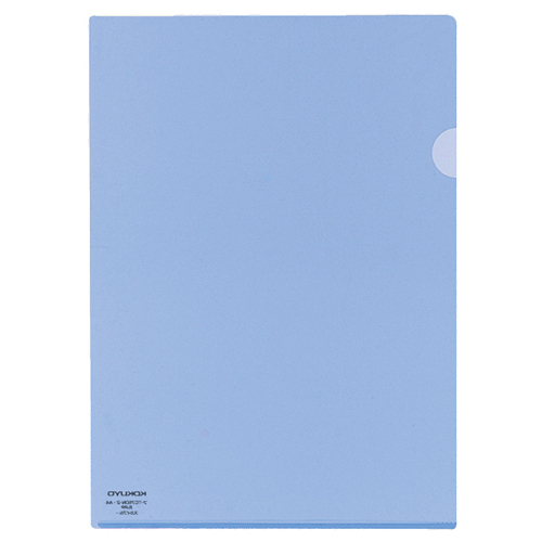 ｸﾘﾔｰﾎﾙﾀﾞｰ ｽｰﾊﾟｰｸﾘﾔｰ10(ﾃﾝ) A4 ｽｶｲﾌﾞﾙｰ 1ﾊﾟｯｸ(5枚)画像