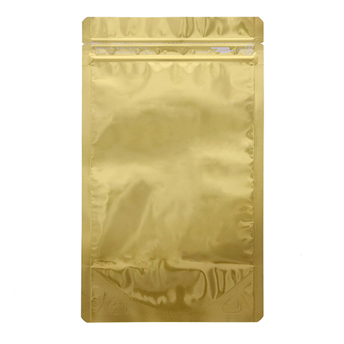 保存に適したアルミ製！金色カラーラミネート袋