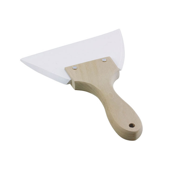 調理用品 木柄三角シリコンゴムヘラ 小 カンダ画像