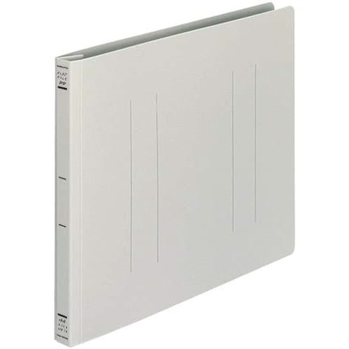 フラットファイル＜ＰＰ＞　Ａ４横　灰　１０冊画像