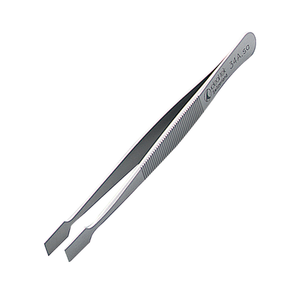 フラットピンセット（表面洗浄済）　120mm画像