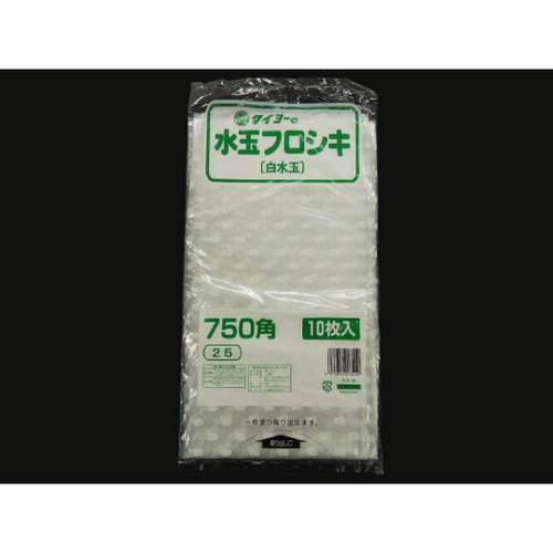 ポリ風呂敷 水玉フロシキ 750角 白水玉 中川製袋化工画像