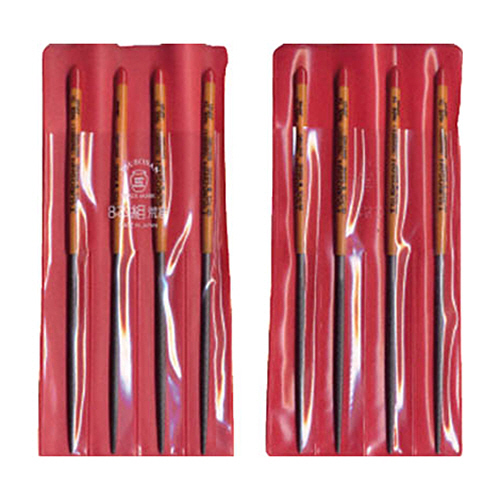 組ﾔｽﾘ 8本組(200mm) 丸 荒目 1ﾊﾟｯｸ(8本)画像