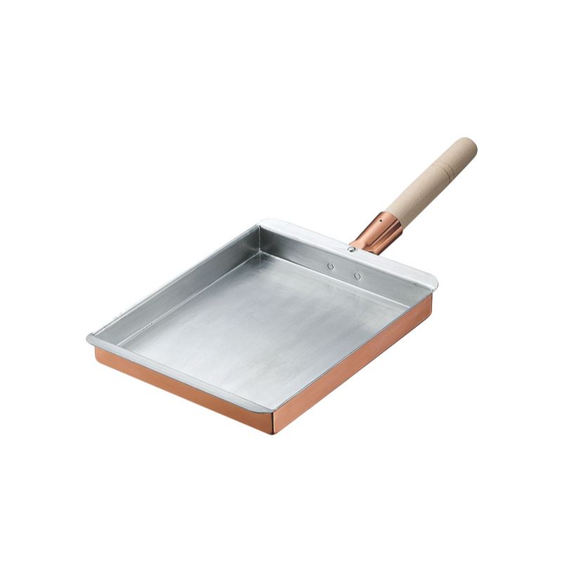 フライパン TK 銅玉子焼 関西型 18cm 田辺金具画像