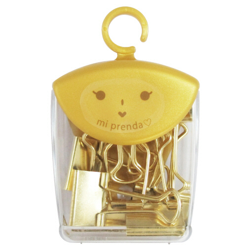 金のﾂﾚﾃｯﾃ ﾀﾞﾌﾞﾙｸﾘｯﾌﾟ 小 口幅19mm 1ｾｯﾄ(40個:8個×5ｹｰｽ)画像