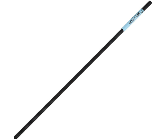 鉄/亜鉛黒 全ネジ M8×500画像