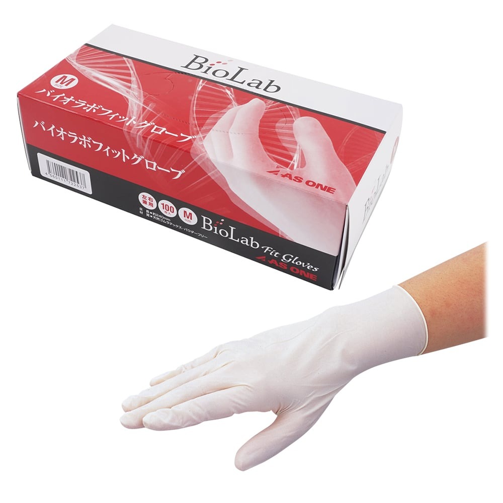 バイオラボフィットグローブ（パウダーフリー）　M　100枚入画像