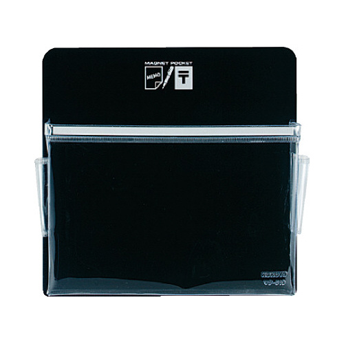 マグネットポケットハガキ横１１０×１５６ｍｍ黒Ｘ３画像