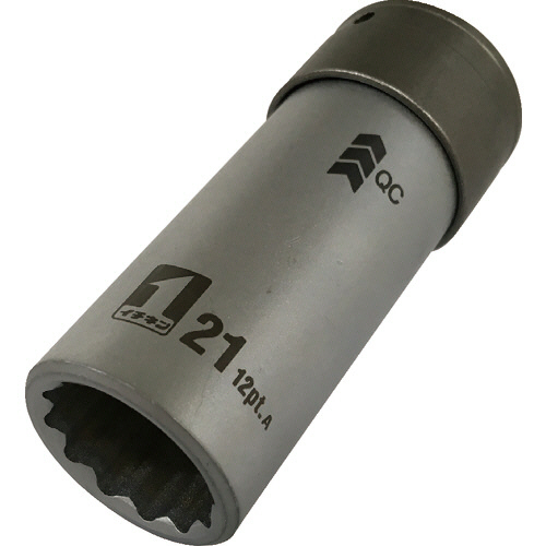 QCソケット　シングル　対辺21mm　12角　IM-4W21-12K　1個画像