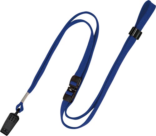 名札用ループクリップ　青　１０本画像