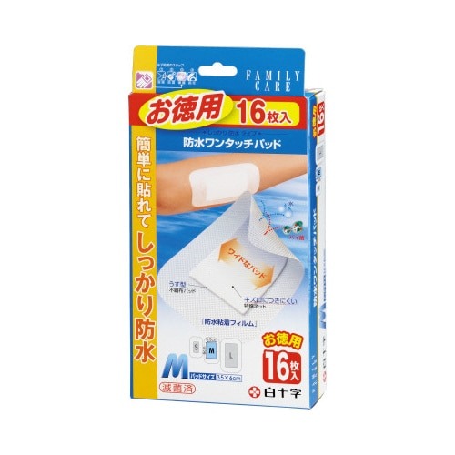 ＦＣ防水ワンタッチパッドお徳用　Ｍ　１６枚入画像