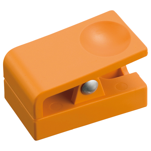 ﾌﾟﾗﾏｸﾞﾈｯﾄｸﾘｯﾌﾟ 小 橙 1個画像