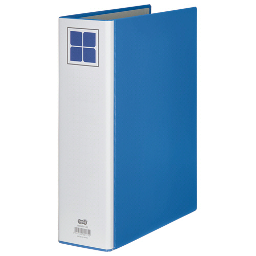 両開きﾊﾟｲﾌﾟ式ﾌｧｲﾙE A4ﾀﾃ 600枚収容 60mmとじ 背幅86mm 青 1ｾｯﾄ(30冊)画像
