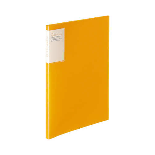 クリヤブックキャリーオール固定Ａ４縦２０Ｐ橙Ｘ３画像