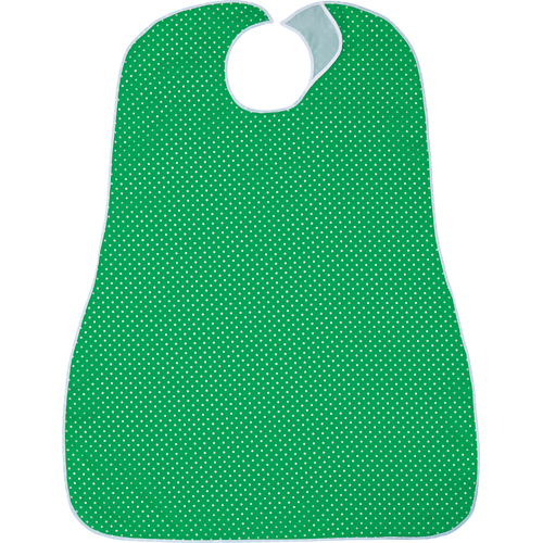 LOr食事用ｴﾌﾟﾛﾝ ﾎﾜｲﾄﾄﾞｯﾄｵﾝｸﾞﾘｰﾝ 1ｾｯﾄ(5枚)画像