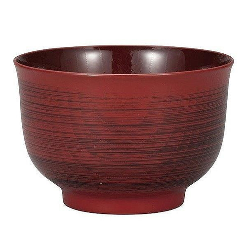 汁椀 460ml クリーンコート 羽反型 刷毛目 根来画像