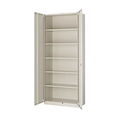 U型壁面書庫　両開き　下置き専用　900×450×2160mm　アジャスター付　ホワイト　1台