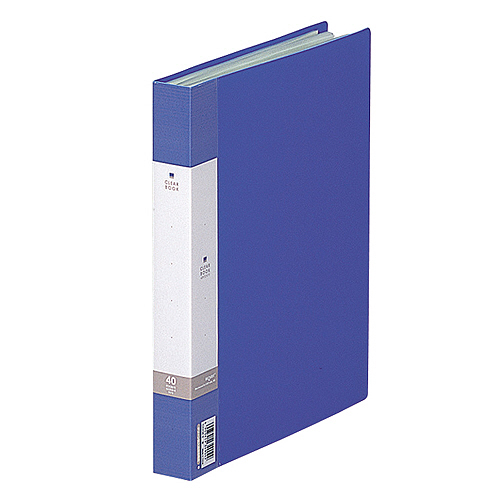 ﾘｸｴｽﾄ ｸﾘﾔｰﾌﾞｯｸ B5ﾀﾃ 40ﾎﾟｹｯﾄ 背幅32mm 青 1ｾｯﾄ(10冊)画像