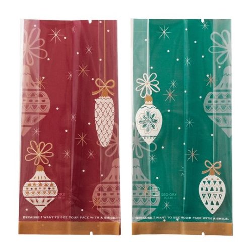合掌袋 クリスマスオーナメント スイーツパックアソート/クリア-2(100枚) ヘッズ画像