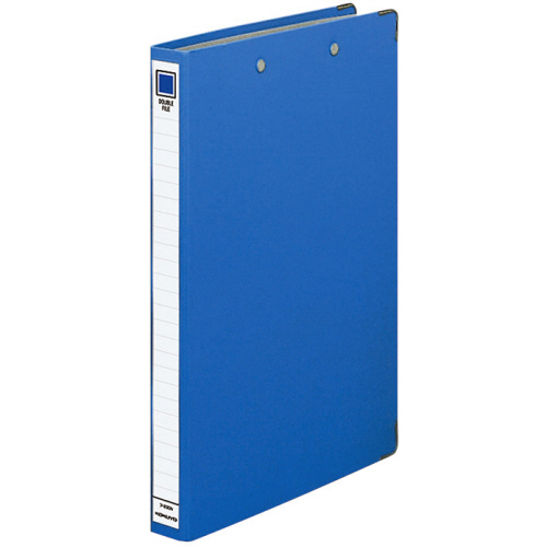 ﾀﾞﾌﾞﾙﾌｧｲﾙ A4ﾀﾃ 2穴(とじ足ｽﾌﾟﾘﾝｸﾞ) 200枚収容 背幅34mm 青 1ｾｯﾄ(10冊)画像