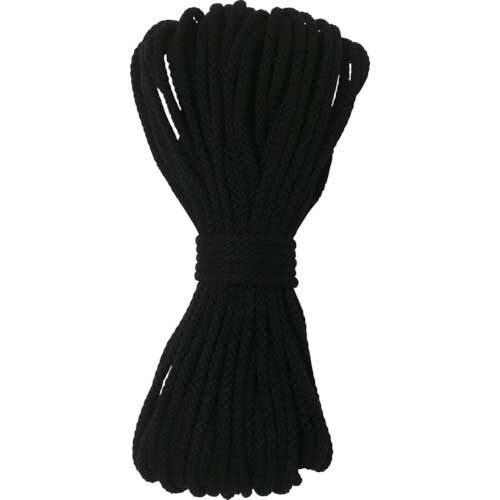 紐 ｻﾞ･紐 細 10m ﾌﾞﾗｯｸ 1巻