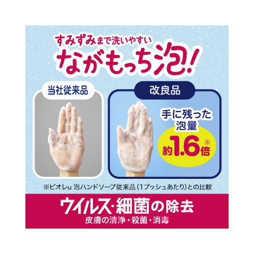 ビオレu泡ハンドソープ シトラス詰替430ml×5 パッケージが斜めから撮影され、背面の成分表が見える状態