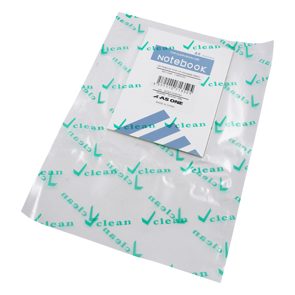 クリーンルームノートブック　A5中とじ画像