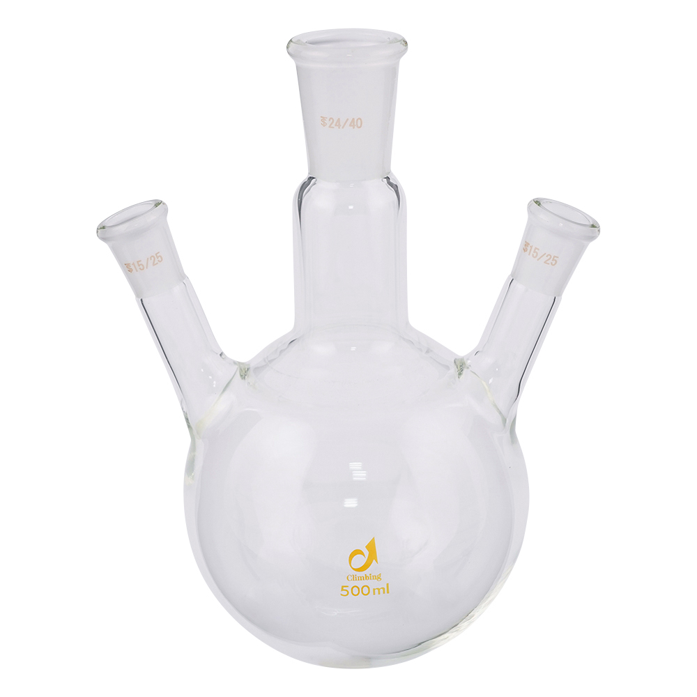 共通摺合三つ口フラスコ　500mL画像
