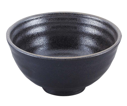 和食器コレクション　黒伊賀吹　丸碗画像