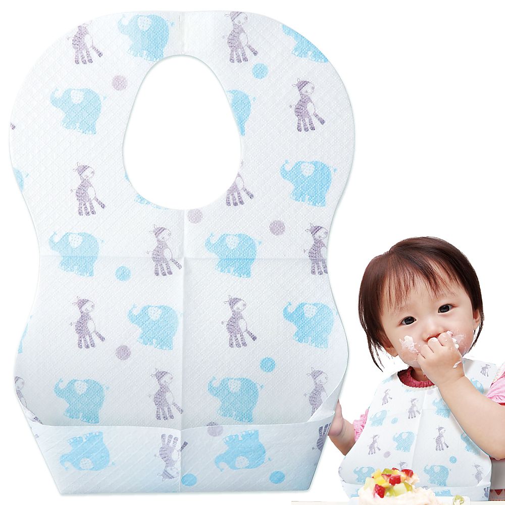 乳児用不織布前掛け　100枚入画像