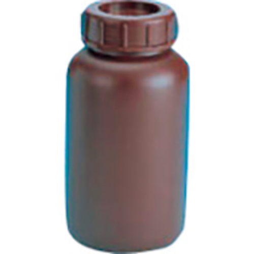 TGK 広口瓶 PE製 茶褐色 1L 1本画像