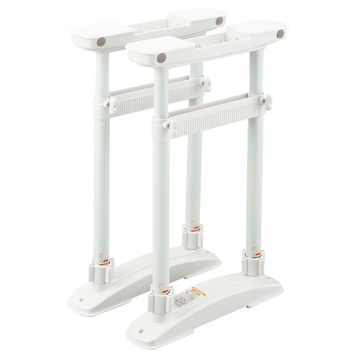 家具転倒防止用圧着Wﾎﾟｰﾙ Lｻｲｽﾞ ﾎﾜｲﾄ 1ｾｯﾄ(2本)画像