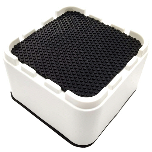 洗濯機かさ上げ台 上げてﾎｼｰ君ﾊｲｸﾞﾚｰﾄﾞﾓﾃﾞﾙ ﾐﾙｷｰﾎﾜｲﾄ 1ﾊﾟｯｸ(4個)