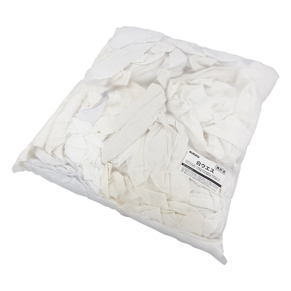 ウエス　白　バラ　2kg画像