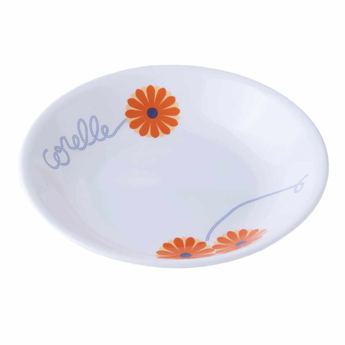 プレート 21.5cm CORELLE コレール オレンジマーガレット 強化ガラス画像