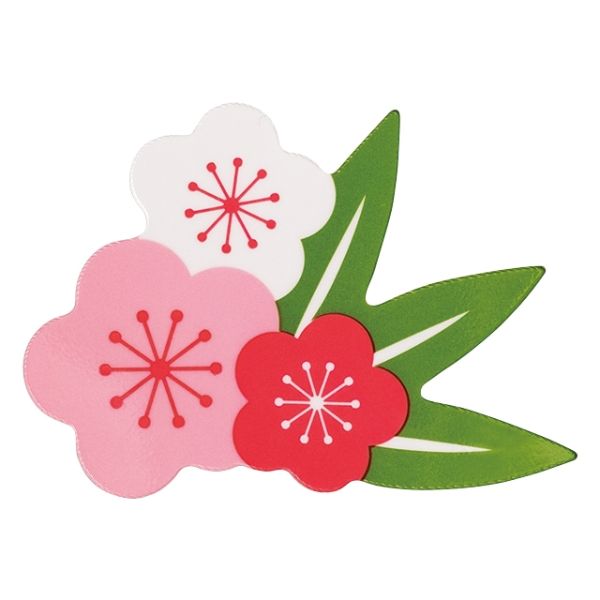 スウィーツ用品 花飾リケーキピック-1(100枚) ヘッズ