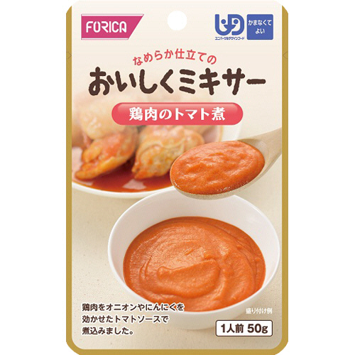 おいしくﾐｷｻｰ 鶏肉のﾄﾏﾄ煮 50g 1ｾｯﾄ(12ﾊﾟｯｸ)画像