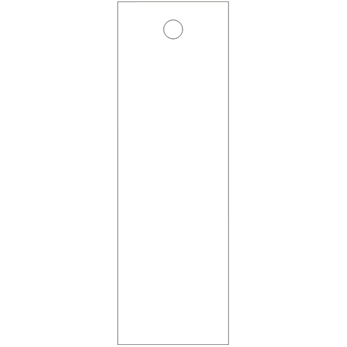 ｽｰﾊﾟｰ提札(糸付) ﾐﾙｷｰﾎﾜｲﾄ 12×37mm 1ｾｯﾄ(500枚:100枚×5ﾊﾟｯｸ)画像