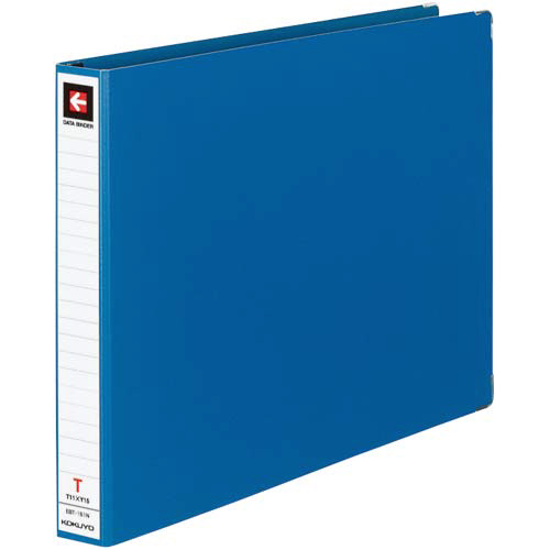 データバインダーＴ型１１×１５　２２穴青１０冊画像