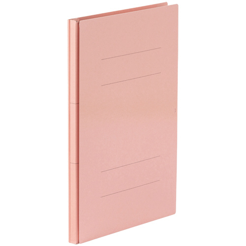 背幅伸縮ﾌﾗｯﾄﾌｧｲﾙ(PPﾗﾐ表紙) A4ﾀﾃ 1000枚収容 背幅18-118mm ﾋﾟﾝｸ 1冊画像