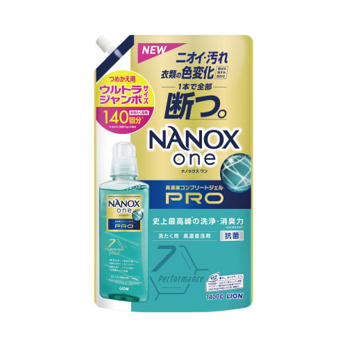 ＮＡＮＯＸｏｎｅ　ＰＲＯ　詰替　１４００ｇ×６画像